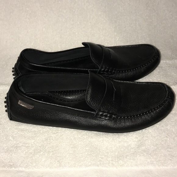 cole haan black penny loafers